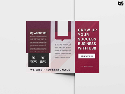 Free Creative Business Brochure Template branding brochure business creative design mockup template ui ux