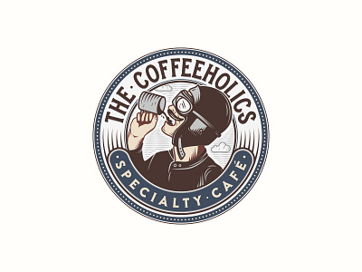 The Coffeeholics customtype handlettering lettering logo logotype typography