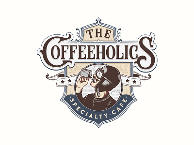 The Coffeeholics customtype handlettering lettering logo logotype typography