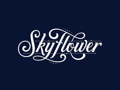 Warped Cigars – Skyflower cigars customtype handlettering lettering logo logotype typography