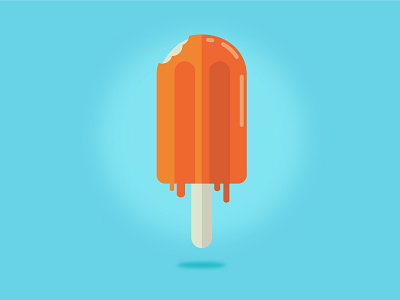 Pop Style dreamsicle hot ice cream illustration lick melting popsicle summer sweets