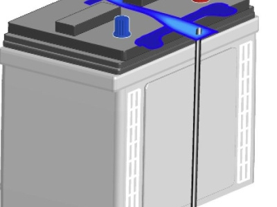 3D Battery 3d branding illustration mechanical engineering machinery vector