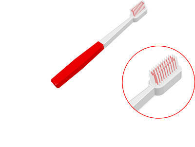 Tooth Brush 3d branding graphic design product design