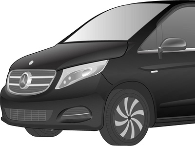 Car Black branding graphic design realistic transportaion