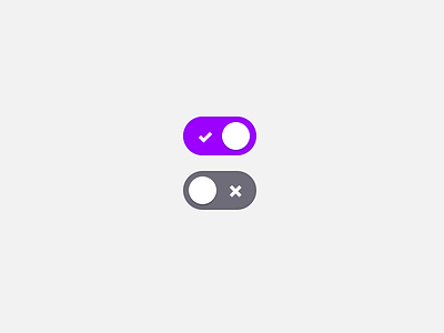 Switches check off on purple switch swithces ui ux