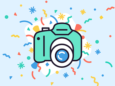 Happy New Year from KitSplit! camera celebrate gear happy hello illustration kitsplit new year rental