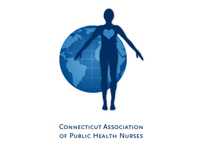 CAPHN 2 blue connecticut ct earth globe heart human logo nurse nurses world