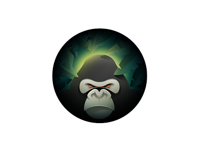 Gorilla character design icon illustration logo ui ux vector vector illustration vectorart vectors