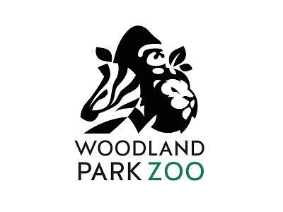 Woodland Park Zoo Logo animal app branding city design icon logo travel ui ux vector zoo zoology