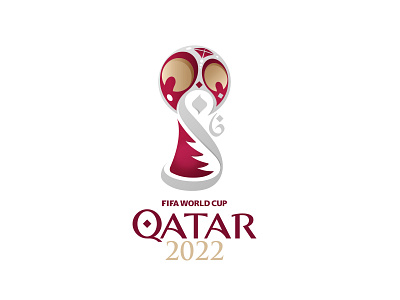 Mondial Fifa World Cup Qatar 2022 official Logo White Champion