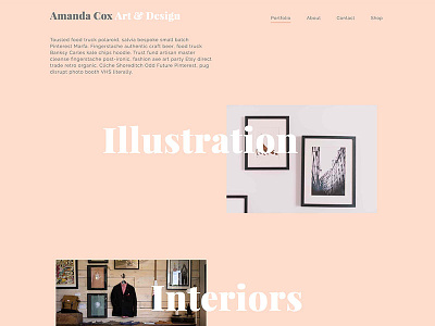 Amanda Cox - Art & Design art direction design web design
