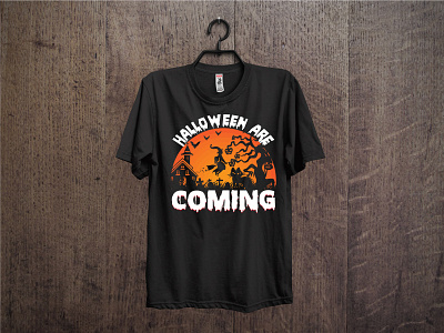 Halloween are coming T-shirt design