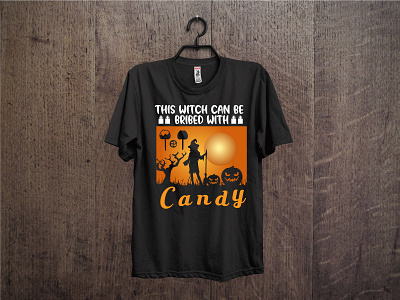 Witches candy t-shirt design best halloween