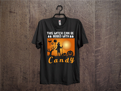 Witches candy t-shirt design