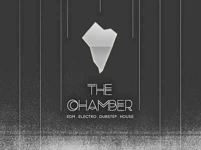 The Chamber data geometric logo logo design minimalism