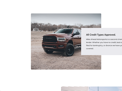 Client Project - Miles Ahead Motorsports design squarespace website