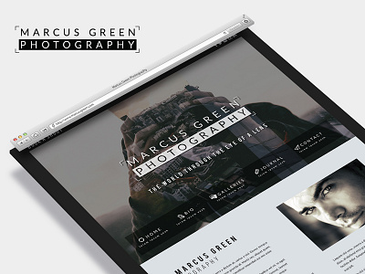 Marcus Green Photography - Website Design