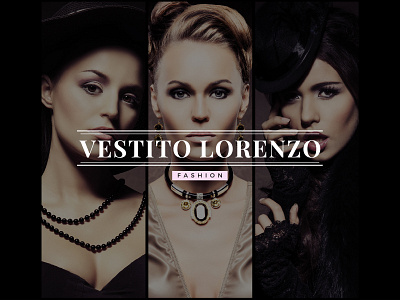 Vestito Lorenzo Fashion Logo beauty catwalk classy design fashion italian logo logo design minimal model