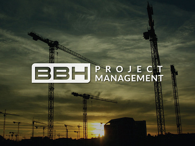 BBH Project Management Logo business construction corporate logo logo design management minimal project project management