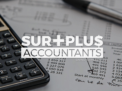 Surplus Accountants Logo accountant bookeeping logo logo design maths numbers surplus