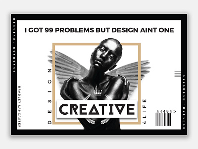 Creative Agency Website Hero Header Design abstract agency art creative fashion hip hop minimal modern ui ux web design website