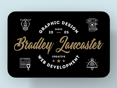 Creative Business Cards Front Design for Bradley Lancaster