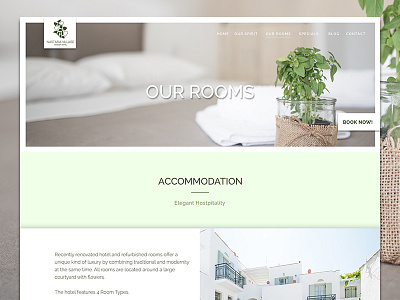 Nastasia Village Hotel Greece Our Rooms Website Design