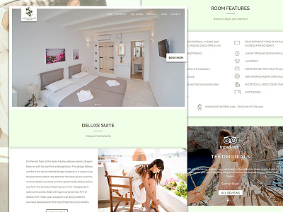 Nastasia Village Hotel Greece Room Details Website Design