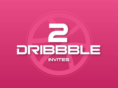 Dribbble Invites X 2