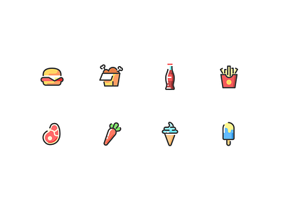 Food Icon food icons illustration
