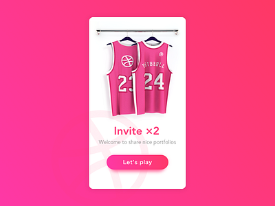 Dribbble Invite basketball clothing dribbble invite invites jersey player players shirt