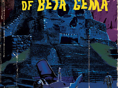 Skull Temple of Beta Gema Pulp cover