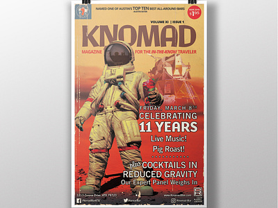Knomad Bar 11th Anniversary Poster knomad bar