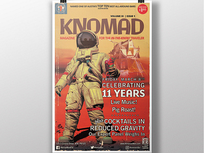 Knomad Bar 11th Anniversary Poster