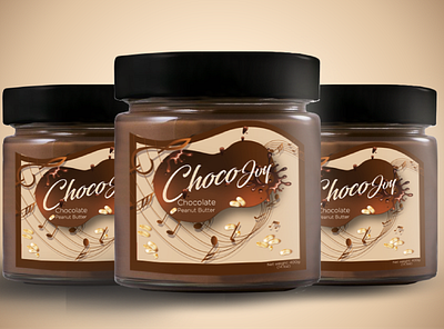 Choco joy adobe illusdtrator adobe photoshop food packaging label design mockup packaging design