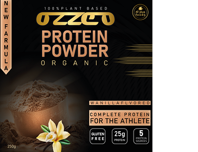 Protein Prowder adobe illustrator adobe photoshope food label design food packaging label design