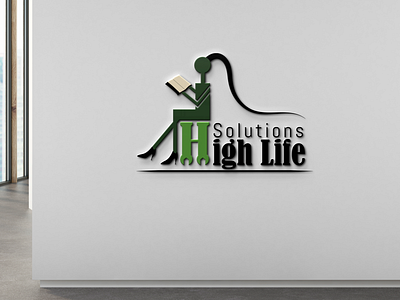 High life logo adobe illustrator adobe photoshope branding freelancer graphic design illustration logo logo design mockup