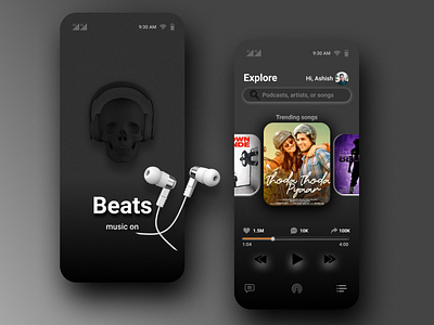 Music App UI Design