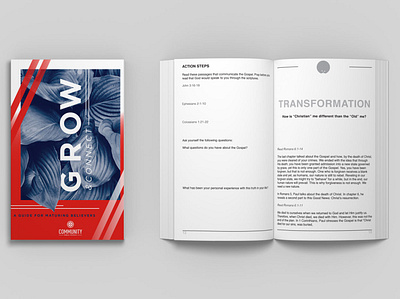 2020 Grow Book Updated Cover design indesign typography