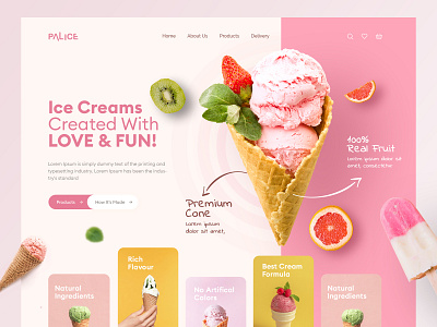 Ice Cream - Website