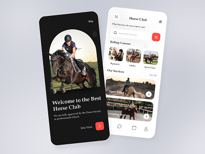 Horse Riding App app horse app horse racing app horse riding app mobile app racing app sports