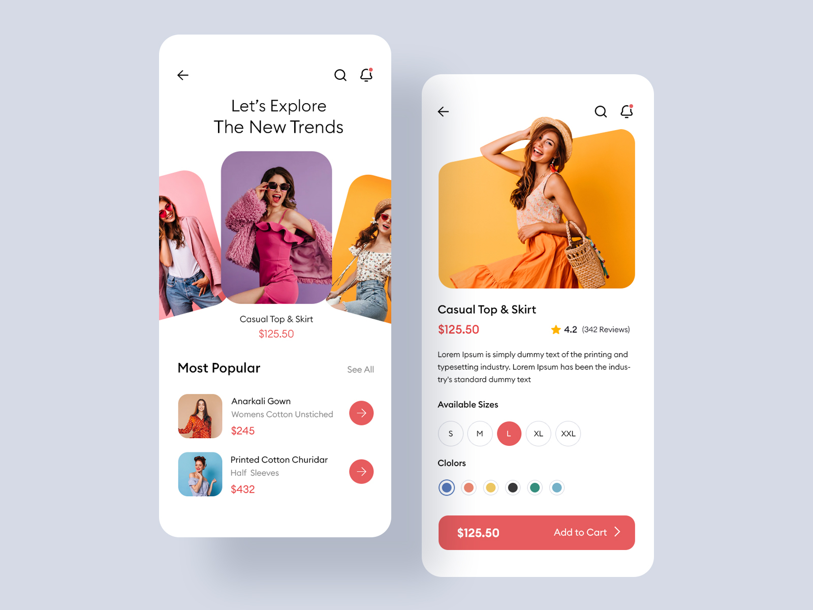 E Commerce Mobile App by Jayadas on Dribbble