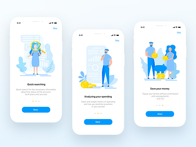 Onboarding screens application concept digital art finance illustration ios lifecell login mobile mobile app mobile ui money odessa onboarding onboarding illustration onboarding screen operator redesign screens ukraine