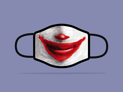 Joker Mask blackmonkey contest design illustration joker marvel mask rebound ui