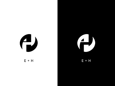 EH Monogram Logo 3d animation app branding design graphic design icon identity illustration logo logo design mono monogram motion graphics typography ui ux vector wordmark