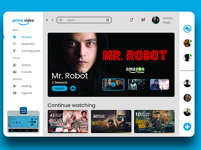 Amazon Prime Video Ui