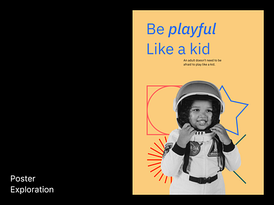 Be Playful | Poster Exploration branding design ibm international plex poster swiss typography