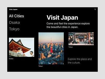 Visit Japan - Landing Page