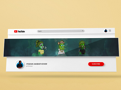 Youtube Banner design banner design youtube banner design