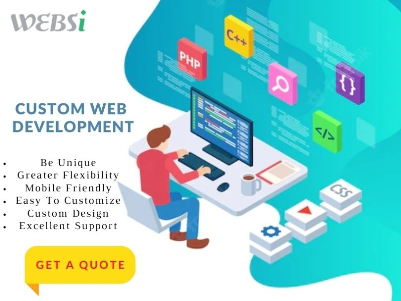 Custom web development by Websi Technologies on Dribbble